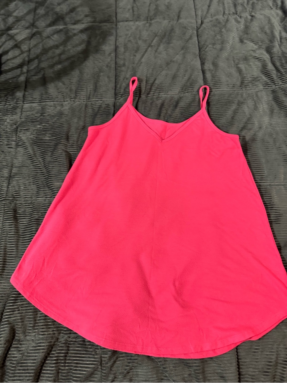 Zenana Outfitters Hot Pink Spaghetti Strap Cami
